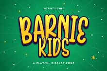 Barnie Kids - Playful Display Font