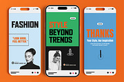 Fashion Social Media Story Post Set, a Social Media Template by MightyDesign (Thumbnail 3 of 6)
