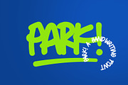 Park - A Handwriting Font, a Handwritten Font by Angga Mahardika (Thumbnail 1 of 10)