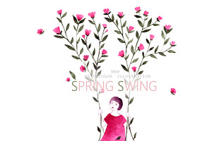 Spring swing