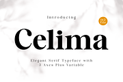 Celima, a Serif Font by Nurul_kamal (Thumbnail 1 of 16)