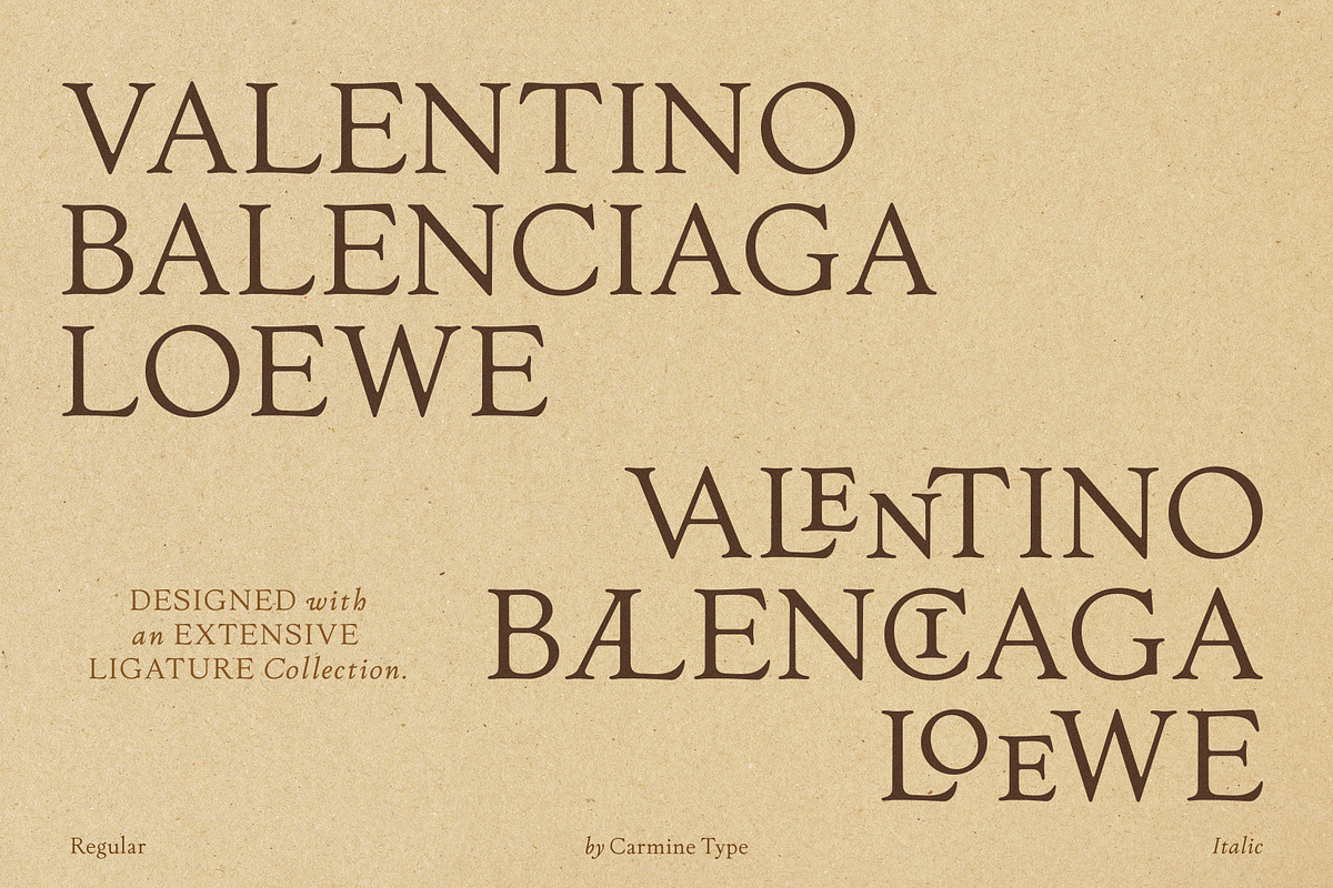 The Ashcombe Hall Oldstyle Serif, a Serif Font by CarmineType (Photo 10 of 24)