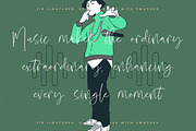 Melodies Sounds Modern Handwritten, a Script Font by stylishtype.co (Thumbnail 3 of 20)
