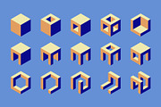 Blockscape - Isometric Shapes, an Object Graphic by Léo Alexandre (Thumbnail 2 of 18)