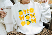 Coquette Lemon Png,Cute Lemon Floral, an Illustration by Sublimation Artist (Thumbnail 3 of 9)