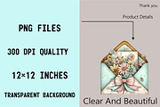 Whimsical Summer Envelope Clipart Bu, an Illustration by SVGArt (Thumbnail 6 of 9)