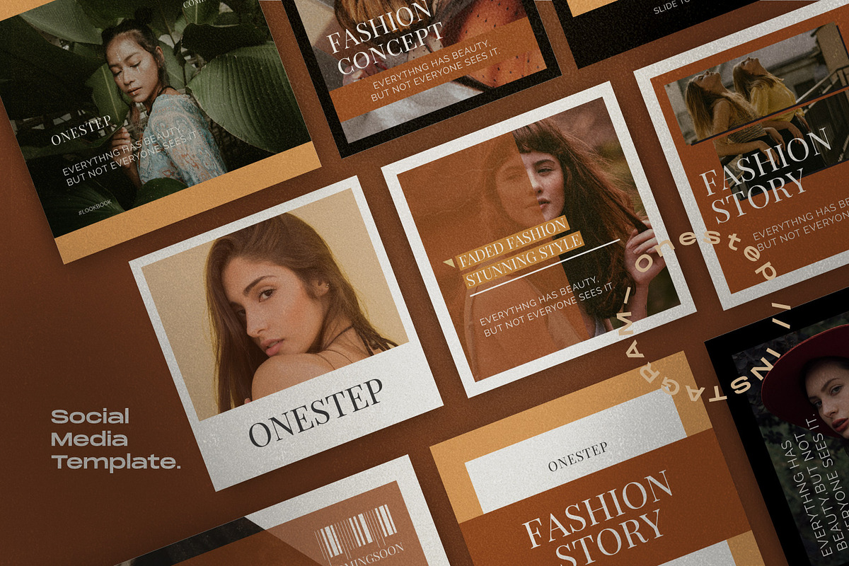 One Step - Social Media Pack+Stories, a Social Media Template by Dirtytemp Studio (Photo 2 of 13)