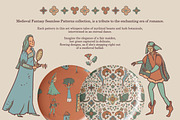 Medieval Fantasy Motif, a Pattern Graphic by Depiano (Thumbnail 2 of 7)