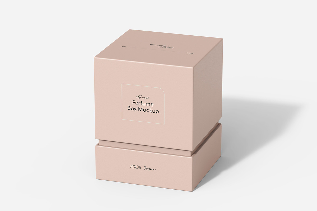 Custom Perfume Box Packaging Mockup, a Packaging Mockup by Ram Studio LLC (Photo 3 of 10)