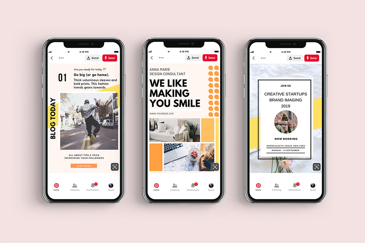 Pinterest Bold, a Social Media Template by Analogi Studio (Photo 4 of 10)