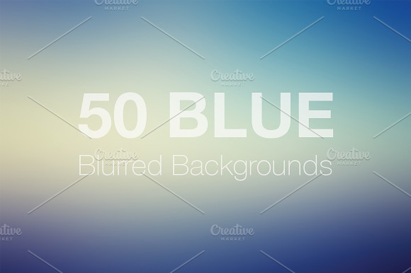 50 Blue Blurred Backgrounds Vol. 2 preview 4