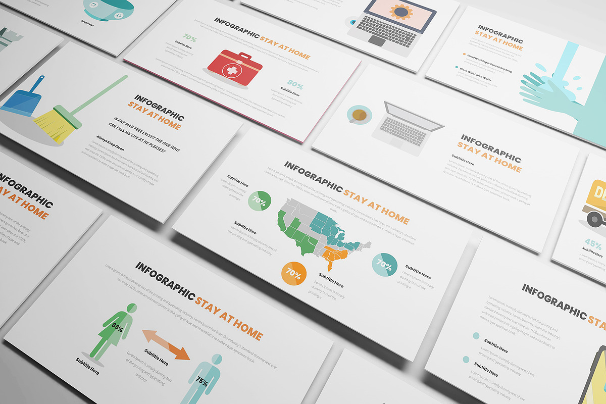 Stay At Home Infographic GoogleSlide, a Presentation Template by Formatika Studio (Photo 5 of 10)