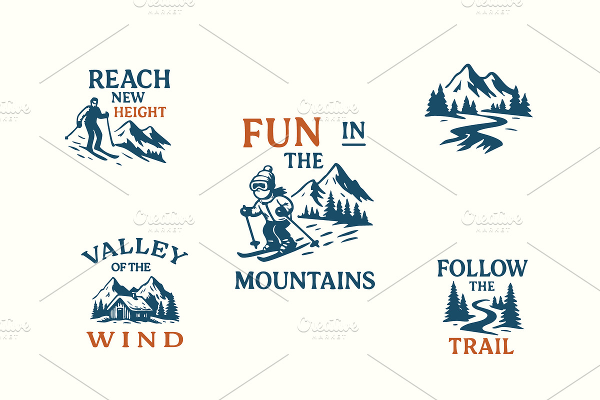 Outdoor Adventure illustration, an Object Graphic by e-artdesign (Photo 2 of 4)