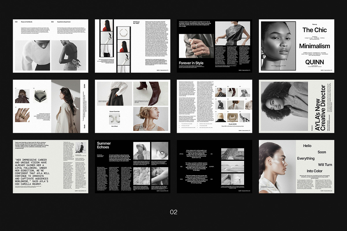 QUINN / Landscape Portfolio Template, a Brochure Template by Studio Dara (Photo 19 of 20)