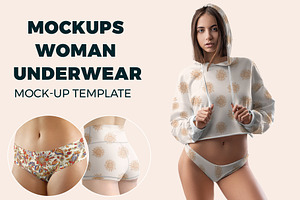 Mockups Woman Underwear