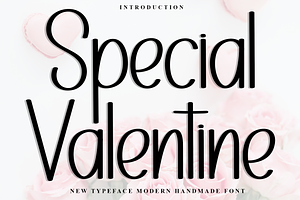 Special Valentine, a Sans Serif Font by InermediaSTUDIO
