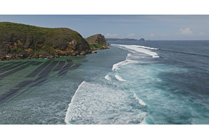 Bukit Merese coastline with
