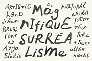 Organic Hand Painted Font, a Handwritten Font by Ayya Studio (Thumbnail 1 of 17)