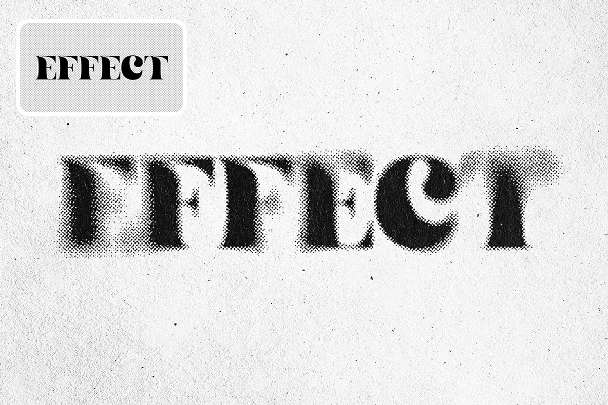 Halftone Grunge Text Effect, a Layer Style Add-On by dokudokunomi (Photo 3 of 4)