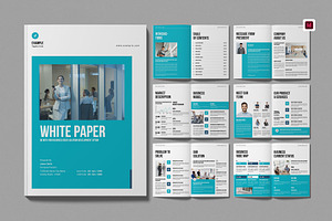 White Paper Template, a Brochure Template by Work-Envance