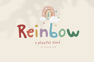 Reinbow font