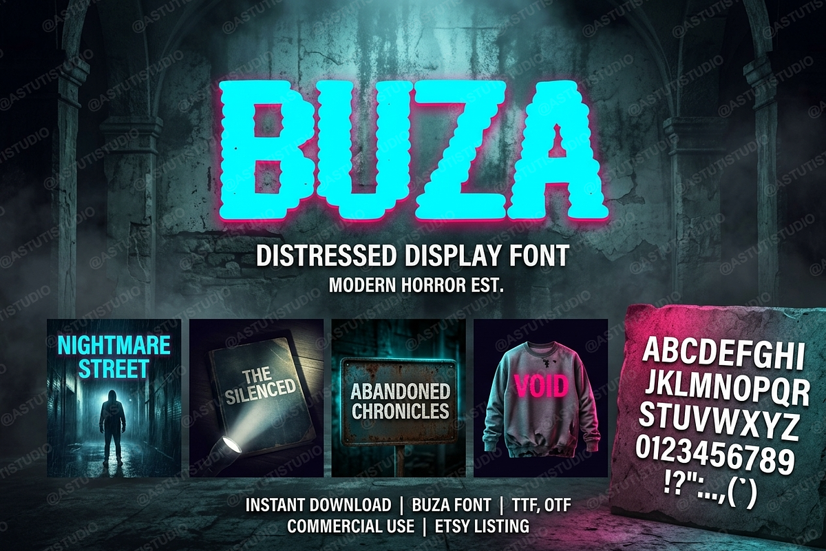Buza | Elegant & Sophisticated Serif, a Serif Font by Astuti Studio (Photo 5 of 25)