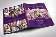 Purple Loving Tabloid Funeral Progra, a Brochure Template by Godserv Designs (Thumbnail 2 of 10)