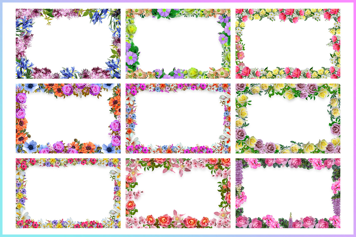 Flower Border, a Background Photo by Forhadx5 (Photo 4 of 5)
