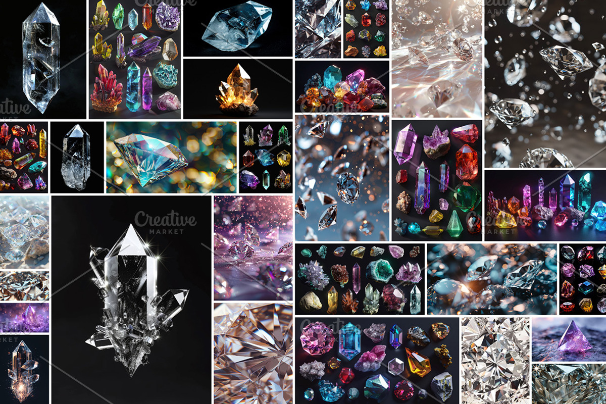 150 Crystals, an Arts & Entertainment Photo by Handmadefont (Photo 10 of 19)