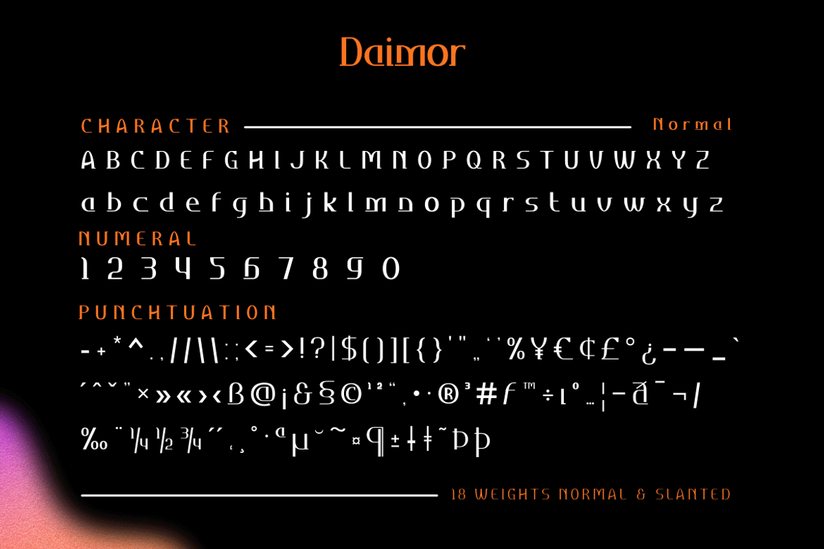 Daimor, a Sans Serif Font by twinstd (Photo 11 of 14)
