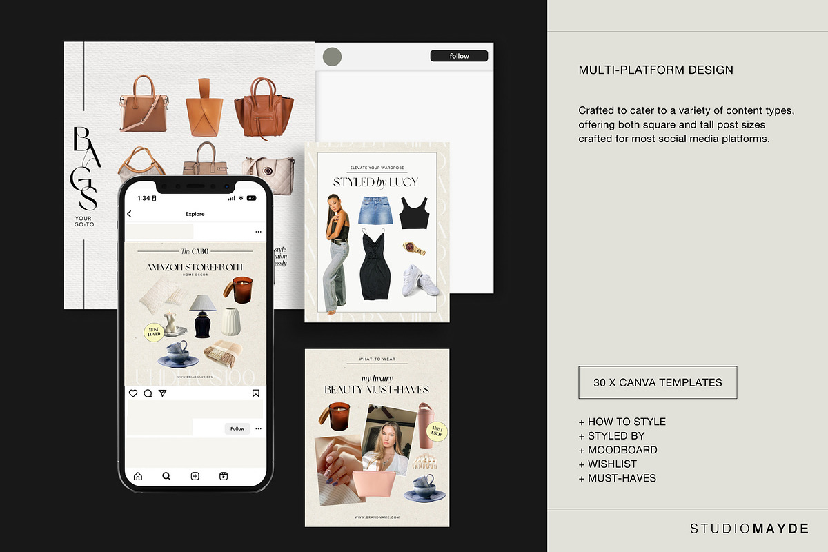 CABO | LTK & Social Media Bundle, a Social Media Template by Studio Mayde (Photo 4 of 8)
