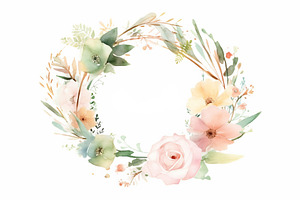 Floral wreath for decor, a Photo by Beautiful things