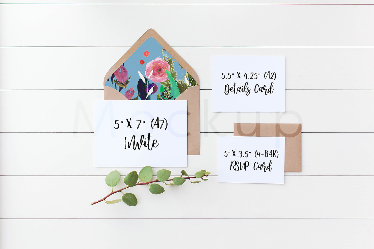 Wedding Suite Mockup - Manzanita S3, a Print Template by ILLONA GRAPHICS (Photo 2 of 7)