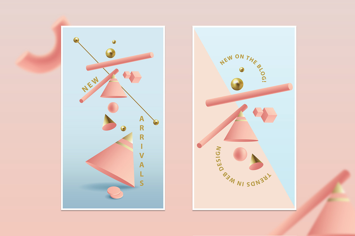 Illusion-Instagram Posts and Stories, a Social Media Template by Polar Vectors (Photo 10 of 20)