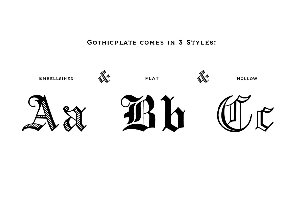 Gothicplate, a Blackletter Font by Loudoun Design Co. (Photo 2 of 9)