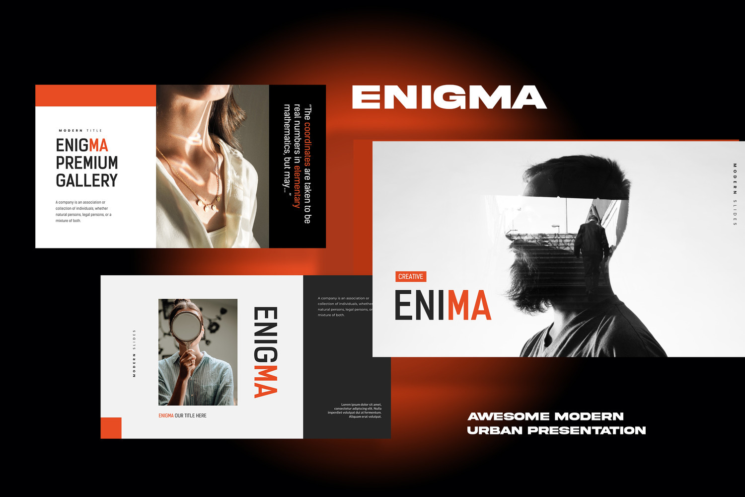 Enigma Keynote Template, a Presentation Template by casanovastudio