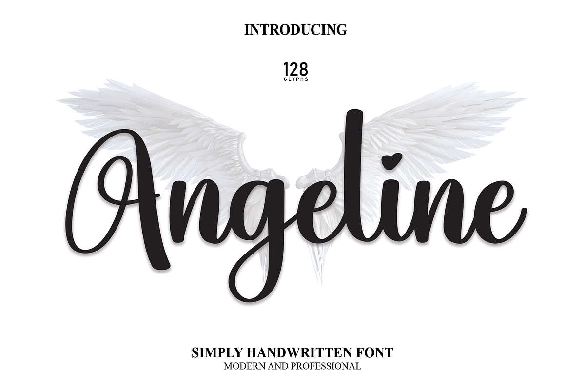 Angeline | Script Font, a Script Font by Scratchones (Photo 1 of 8)