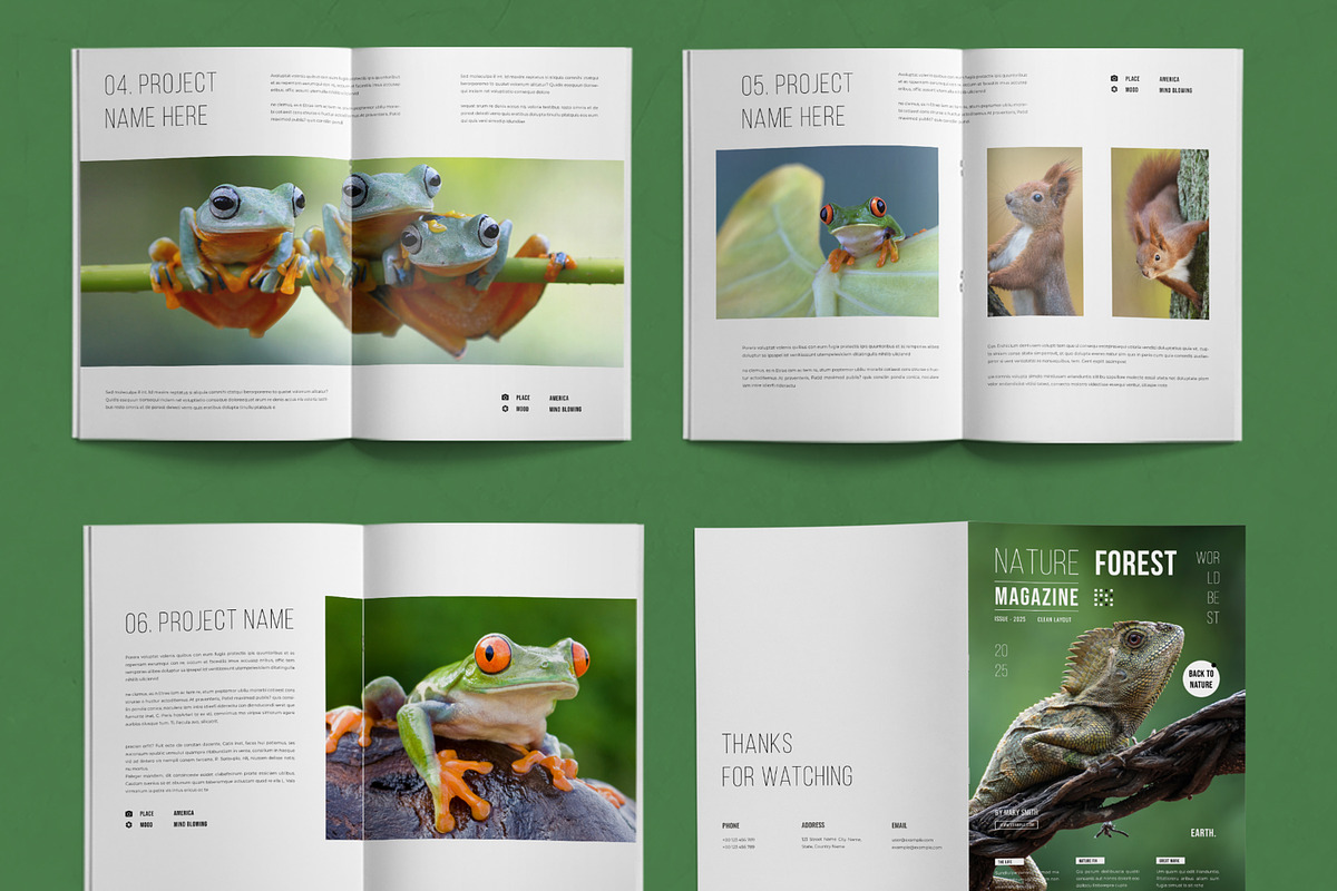Nature Magazine Template, a Magazine Template by ContestDesign (Photo 3 of 3)