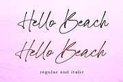 Hello Beach, a Script Font by AMINMARIO (Thumbnail 8 of 17)