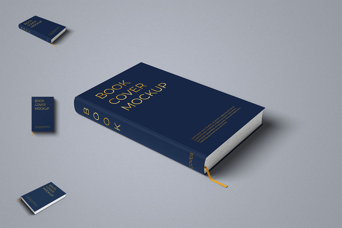 Hardcover Book Mockup, a Mockup by Eka Restu D. Putra (Photo 1 of 4)