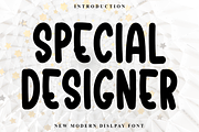 Special Designer, a Serif Font by FreshTypeINK (Thumbnail 1 of 8)