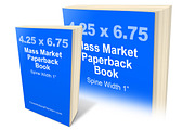 Mass Market Paperback Book Mockups, a Print Template by Cover Actions Premium (Thumbnail 4 of 6)