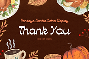 Rankayo | Slanted Retro Display Font, a Script Font by Hole Hope Design (Thumbnail 10 of 10)