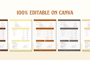 INVOICE CANVA TEMPLATE, a Print Template by The Little Lily Studio (Thumbnail 3 of 5)