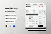 3 Set Freelancer Invoice Template V2, a Print Template by twinstd (Thumbnail 2 of 3)