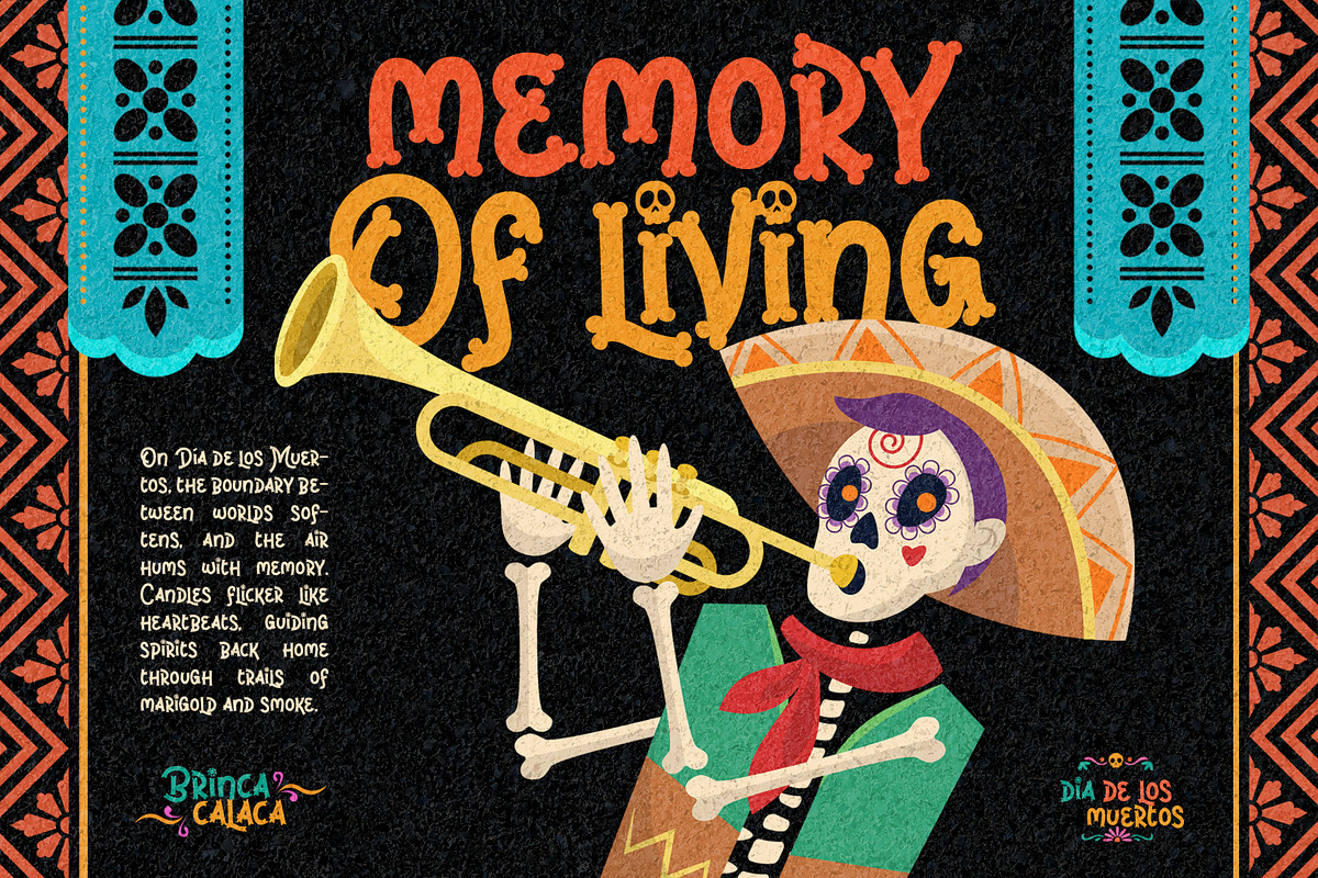 Brinca Calaca - Display Family Font, a Serif Font by Inviline.co (Photo 13 of 15)