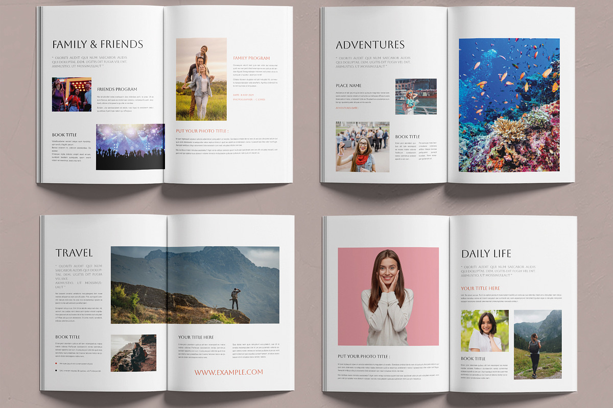Minimalist Photo Album Design, a Brochure Template by MightyDesign (Photo 3 of 6)