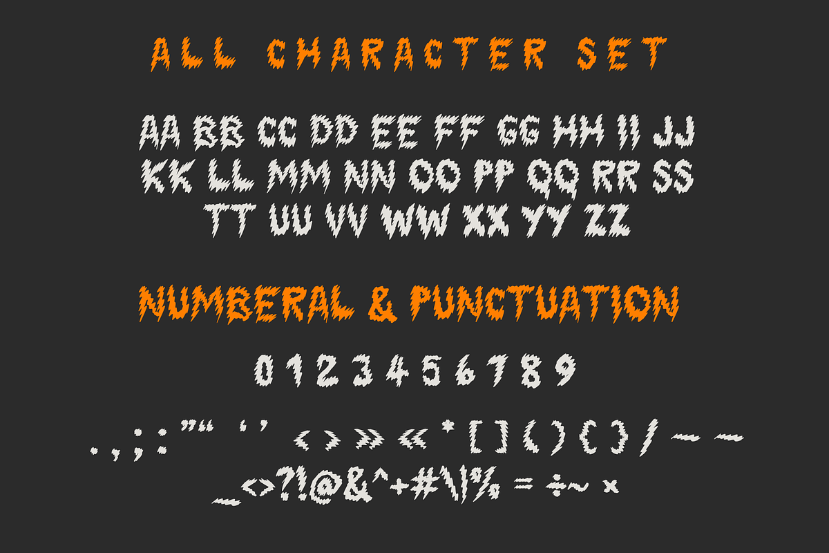 Spooky is a cool Halloween font, a Handwritten Font by Brown Cupple (Photo 5 of 6)