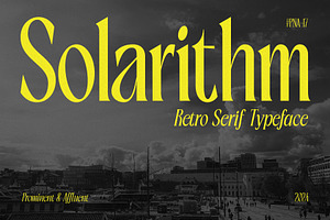 Solarithm - Retro Serif Typeface