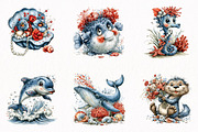 Pastel Undersea Life PNG Clipart, an Animal Illustration by fashionaddict (Thumbnail 2 of 7)